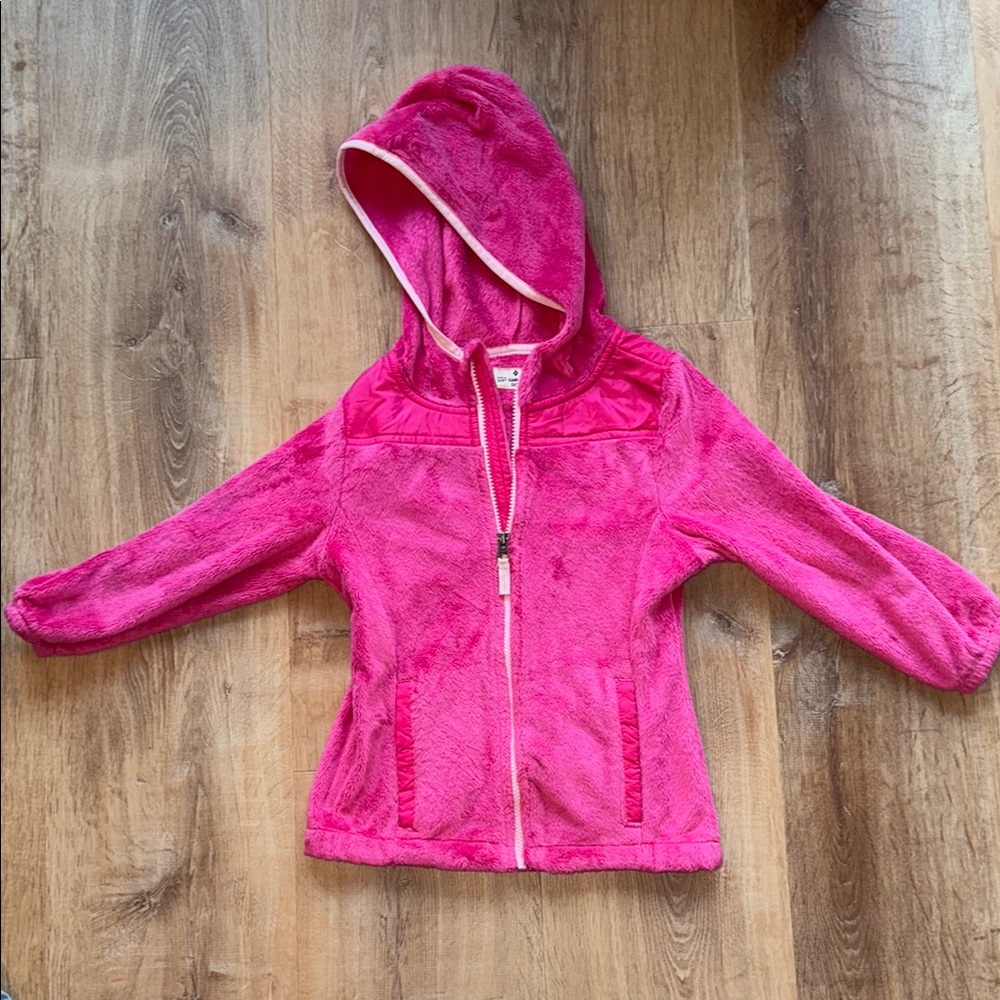 Kids Pink Hoodie Jacket